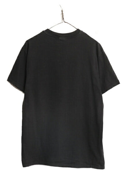90s 00s TROJAN コンドーム 企業 ロゴ プリント Tシャツ メンズ L 90年代 00年代 オールド ブラック ヘビーウェイト トロ―ジャン ヘインズ