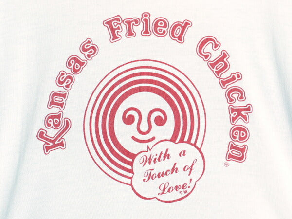 80s USA製 企業 イラスト プリント リンガー Tシャツ メンズ M レディース L 程/ ヴィンテージ 当時物 企業物 シングルステッチ ツートン