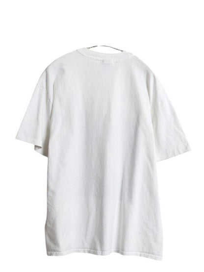 90s アニマル アート イラスト プリント Tシャツ メンズ レディース L 古着 オールド 絵画 グラフィック アート 動物 シングルステッチ 白