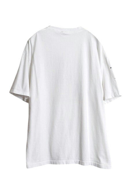90s USA製 企業 イラスト キャラクター プリント Tシャツ メンズ XL / オールド グラフィック GTE VISA シングルステッチ 大きいサイズ 白