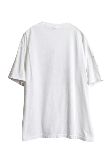90s USA製 企業 イラスト キャラクター プリント Tシャツ メンズ XL / オールド グラフィック GTE VISA シングルステッチ 大きいサイズ 白