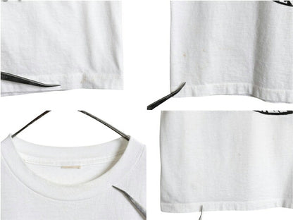 90s USA製 アート イラスト プリント Tシャツ メンズ XL 程 オールド グラフィック 自転車 ラスタ シングルステッチ 大きいサイズ ホワイト