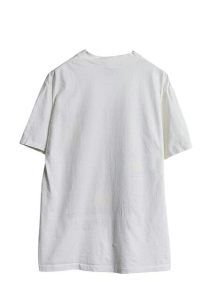 90s USA製 ラスタ アート イラスト プリント Tシャツ メンズ L / オールド グラフィック バンド 音物 シングルステッチ ヘビーウェイト 白