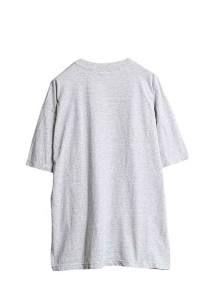 90s ネコ イラスト プリント Tシャツ メンズ レディース XL オールド アニマル 猫 ジョーク グラフィック ヘビーウェイト 大きいサイズ 灰