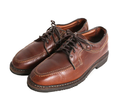 ほぼ デッドストック USA製 アレンエドモンズ Uチップ レザー シューズ 51/2 23.5cm Allen Edmonds WILBERT 本革 革靴 外羽根 ラバーソール