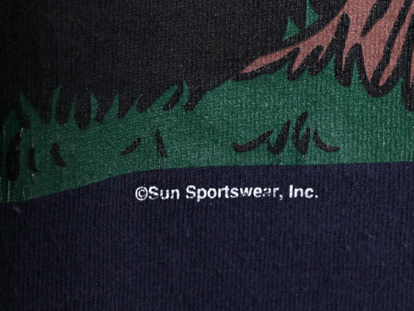 90s キャラクター ジョーク イラスト プリント Tシャツ メンズ M 古着 オールド メッセージ グラフィック シングルステッチ ヘビーウェイト