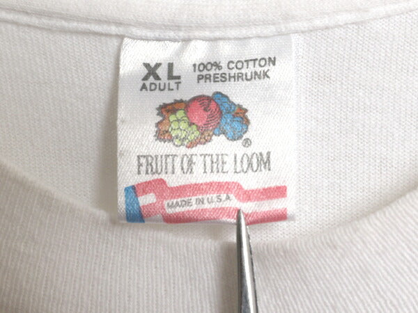 90s USA製 タツノオトシゴ アート イラスト 両面 プリント Tシャツ メンズ XL 古着 アニマル グラフィック シングルステッチ 大きいサイズ
