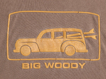 00s アメ車 イラスト プリント Tシャツ メンズ XL 古着 オールド ジョーク 旧車 サーフ 下ネタ エロ グラフィック 大きいサイズ 後染め 茶