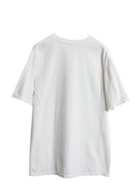 90s アート イラスト プリント Tシャツ メンズ XL オールド ジョーク メッセージ グラフィック キース ヘリング パロディ 大きいサイズ 白
