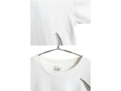 90s ニューヨーク アート イラスト プリント Tシャツ メンズ L 当時物 オールド グラフィック シングルステッチ カットソー スーベニア 白