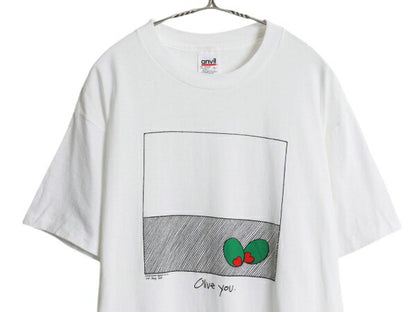 90s ジョーク アート イラスト プリント Tシャツ メンズ レディース L オールド メッセージ グラフィック シングルステッチ ヘビーウェイト