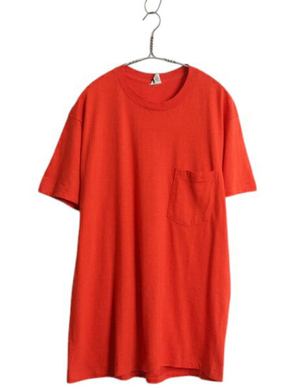 80s USA製 オールド ギャップ ポケット付き 無地 半袖 Tシャツ メンズ M / 古着 ヴィンテージ ポケT カットソー コットン シングルステッチ
