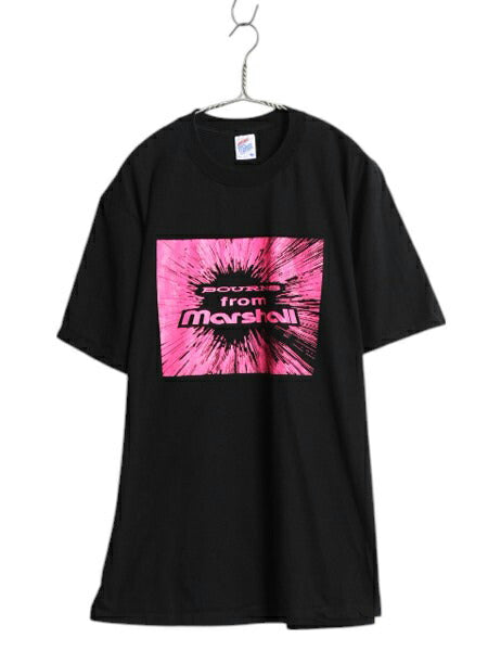 90s USA製 企業 イラスト プリント Tシャツ メンズ XL / 古着 オールド ヘビーウェイト グラフィック 当時物 大きいサイズ 黒 カットソー