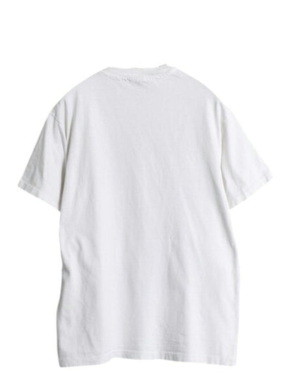90s USA製 ネコ アート イラスト プリント Tシャツ メンズ レディース M オールド メッセージ アニマル グラフィック シングルステッチ 白