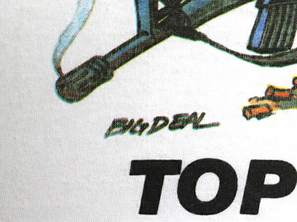 80s USA製 USMC ジョーク キャラクター イラスト プリント Tシャツ メンズ L ヴィンテージ ミリタリー ムービー パロディ シングルステッチ