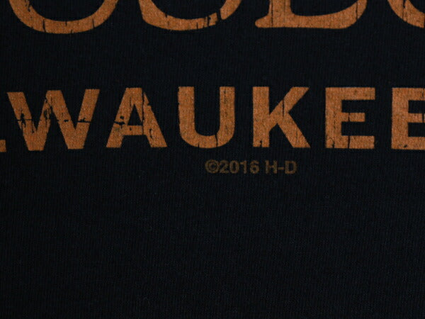 ハーレー ダビットソン 両面 プリント Tシャツ メンズ XXL / オフィシャル ヘビーウェイト バイク イラスト グラフィック 黒 大きいサイズ