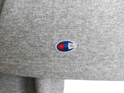80s USA製 チャンピオン カレッジ プリント 半袖 Tシャツ メンズ XL 古着 ヴィンテージ 88 12 目付き シングルステッチ トリコタグ 杢灰