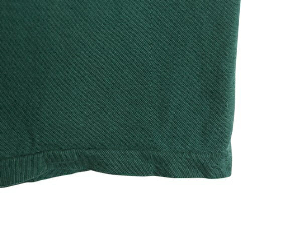 90s USA製 オールド ギャップ 無地 半袖 Tシャツ メンズ L / 古着 旧タグ 当時物 ヘビーウェイト コットン シングルステッチ シンプル 緑