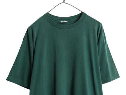 90s USA製 オールド ギャップ 無地 半袖 Tシャツ メンズ L / 古着 旧タグ 当時物 ヘビーウェイト コットン シングルステッチ シンプル 緑