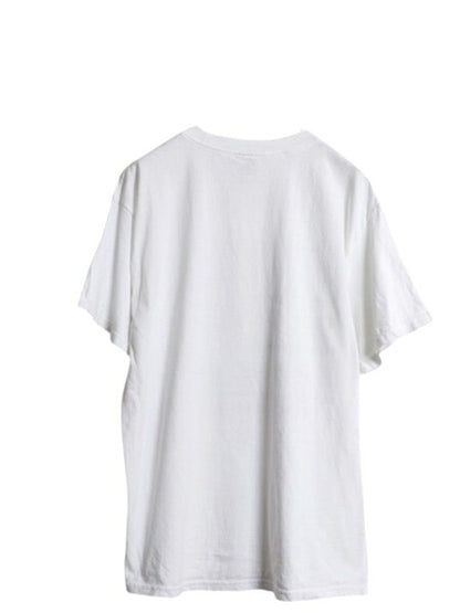 00s おっぱい イラスト プリント Tシャツ メンズ L / オールド エロ 下ネタ ジョーク アート グラフィック キャラクター ヘビーウェイト 白