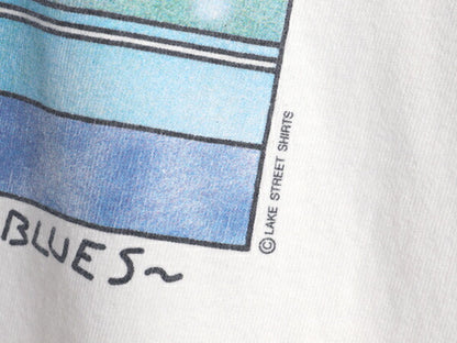 90s USA製 ネコ イラスト プリント Tシャツ メンズ レディース XL オールド アニマル ジョーク キャラクター グラフィック 大きいサイズ 白