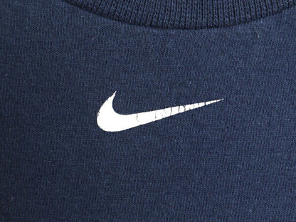 00s ナイキ ヤンキース プリント Tシャツ メンズ L オールド MLB オフィシャル スウッシュ ベースボール 大リーグ 野球 ヘビーウェイト 紺