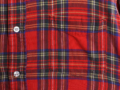 80s USA製 エルエルビーン チェック ライト フランネル シャツ メンズ M / 古着 LLBEAN ヴィンテージ 長袖シャツ ネルシャツ マルチカラー