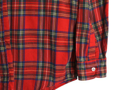80s USA製 エルエルビーン チェック ライト フランネル シャツ メンズ M / 古着 LLBEAN ヴィンテージ 長袖シャツ ネルシャツ マルチカラー