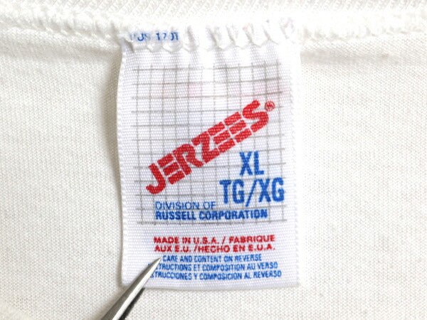 90s USA製 ジョーク イラスト プリント Tシャツ メンズ XL オールド 大きいサイズ キャラクター シングルステッチ グラフィック メッセージ
