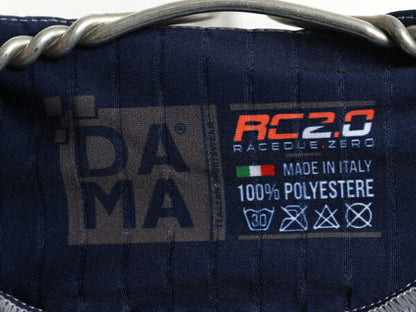 イタリア製 DAMA フルジップ 半袖 サイクル ジャージ メンズ L / 古着 サイクルウェア 自転車 サイクリング スポンサー ロゴ 企業 チーム