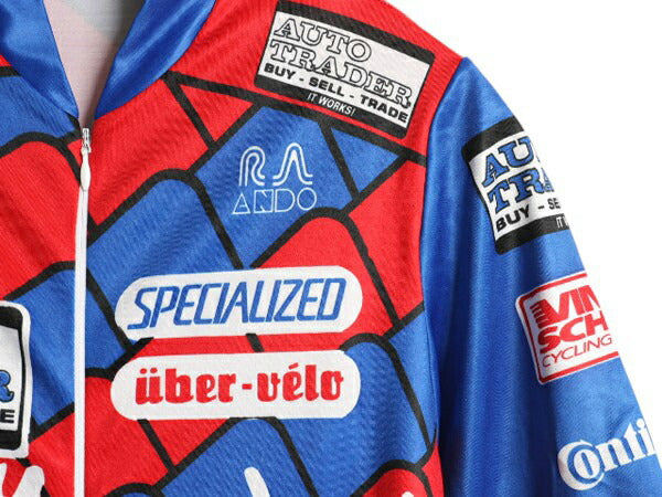 00s USA製 オールインワン 半袖 サイクル ジャージ メンズ S / サイクルウェア 自転車 サイクリング スポンサー ロゴ 企業 3D パッド付き