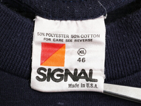 80s USA製 ■ ビール イラスト ジョーク プリント 半袖 Tシャツ XL 小さめ メンズ M 程/ 古着 80年代 ビンテージ 企業物 シングルステッチ