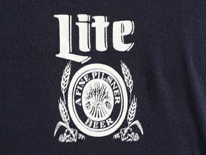 80s USA製 ■ ビール イラスト ジョーク プリント 半袖 Tシャツ XL 小さめ メンズ M 程/ 古着 80年代 ビンテージ 企業物 シングルステッチ