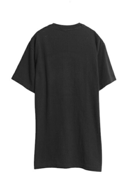 90s USA製 ジョーク イラスト プリント Tシャツ メンズ L / オールド グラフィック アート ヘビーウェイト シングルステッチ カットソー 黒