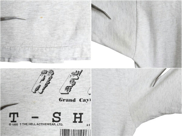 90s USA製 ジョーク メッセージ 両面 プリント Tシャツ メンズ M 古着 オールド イラスト グラフィック シングルステッチ ヘビーウェイト
