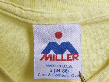 80s USA製 ネコ キャラクター イラスト プリント Tシャツ メンズ XS レディース S / ヴィンテージ アニマル メッセージ シングルステッチ