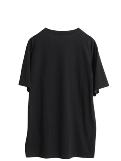 80s USA製 シカ メッセージ イラスト プリント Tシャツ メンズ XL ヴィンテージ シングルステッチ アニマル ハンティング 大きいサイズ 黒