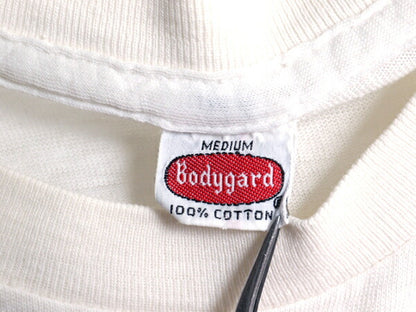 60s USA製 3段 カレッジ プリント Tシャツ M 小さめ メンズ S 程 ヴィンテージ シングルステッチ 100% コットン スポーツ サッカー 白 短丈