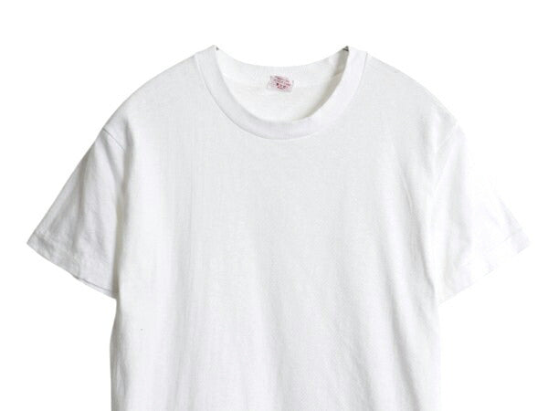 60s USA製 BVD 無地 半袖 Tシャツ M 小さめ メンズ S 程 ヴィンテージ 100% コットン シングルステッチ インナー アンダーシャツ ホワイト