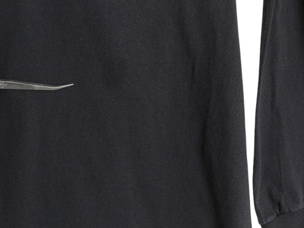 ハーレー ダビットソン 両面 プリント 長袖 Tシャツ メンズ XL / オフィシャル バイク イラスト グラフィック ロゴ ロンT 大きいサイズ 黒