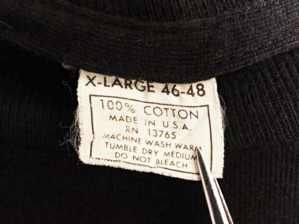 デッドストック 70s USA製 企業 ロゴ グラフィック アート プリント Tシャツ XL 小さめ メンズ M 70年代 ヴィンテージ シングルステッチ 黒