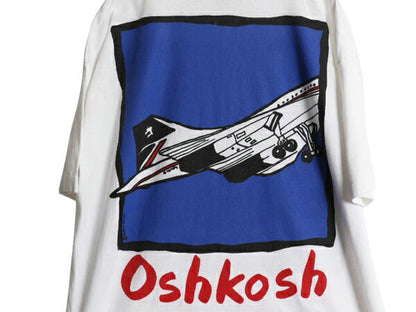 90s USA製 アート 両面 イラスト プリント Tシャツ メンズ XL 古着 オールド グラフィック 大きいサイズ シングルステッチ 当時物 ホワイト