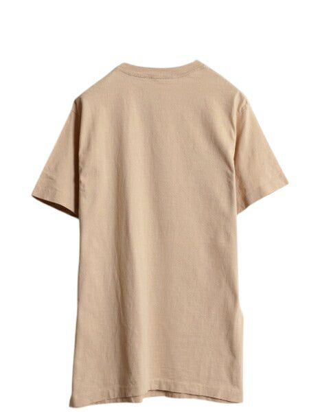 80s USA製 企業物 キャラクター イラスト Tシャツ メンズ L 小さめ M ヴィンテージ 発泡 プリント グラフィック シングルステッチ ベージュ