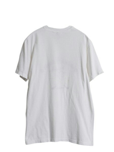 90s USA製 ミリタリー イラスト プリント Tシャツ L 小さめ メンズ M 程 古着 オールド シングルステッチ グラフィック USAF 空軍 ホワイト