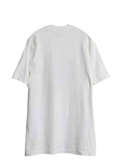 90s USA製 ジョーク キャラクター イラスト プリント Tシャツ メンズ L / 古着 オールド グラフィック ヘビーウェイト シングルステッチ 白