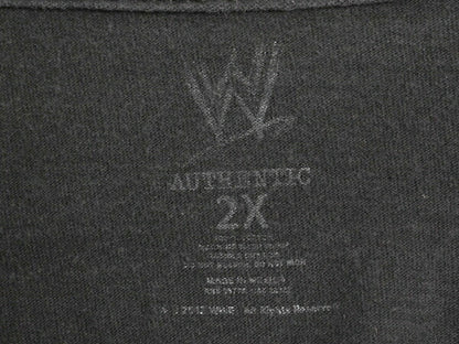 WWE オフィシャル ボー ダラス メッセージ 両面 プリント Tシャツ メンズ 2X 古着 ヘビーウェイト プロレス アメプロ WWF 大きいサイズ 黒
