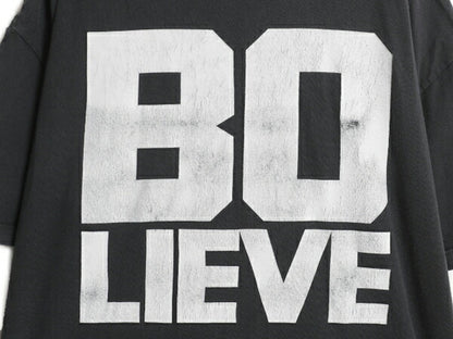 WWE オフィシャル ボー ダラス メッセージ 両面 プリント Tシャツ メンズ 2X 古着 ヘビーウェイト プロレス アメプロ WWF 大きいサイズ 黒