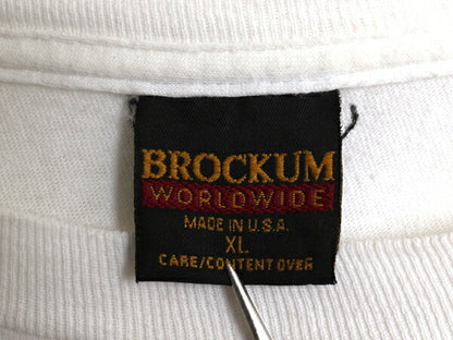 90s USA製 ★ ビーチボーイズ イラスト プリント Tシャツ メンズ XL / オールド オフィシャル グラフィック バンド ロック サーフ BROCKUM