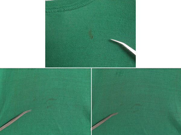 70s USA製 ラッセル 2段 プリント Tシャツ L 小さめ メンズ レディース M RUSSELL ヴィンテージ 初期 金タグ 100% COTTON シングルステッチ