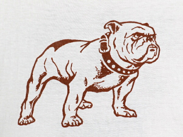 70s USA製 マックトラック ドッグ イラスト 染込み プリント Tシャツ メンズ XL 小さめ L 程 古着 ヴィンテージ アニマル 企業物 当時物 白